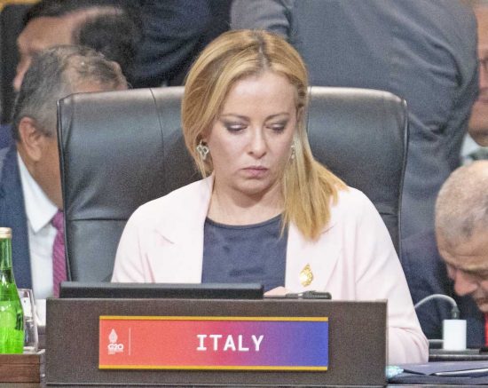 Giorgia Meloni al G20 in Indonesia