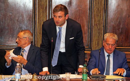 Viterbo - Primo consiglio comunale Arena sindaco