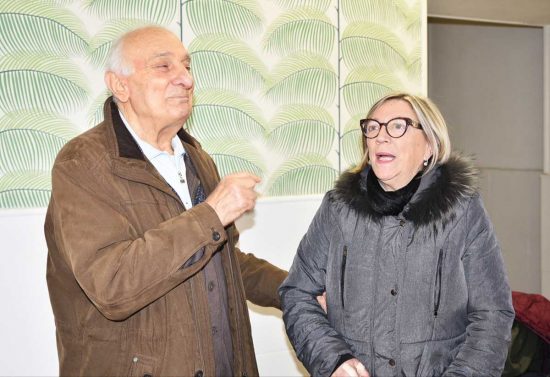 Civita Castellana - Rita Fantera. madre di Ivan Rossi, e Saverio Accogli, presidente Avis locale