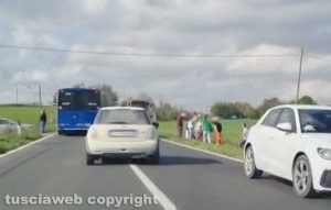 Viterbo - Incidente sulla Commenda