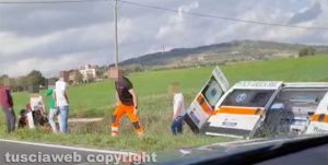 Viterbo - Incidente sulla Commenda