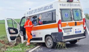 Viterbo - Incidente sulla Commenda