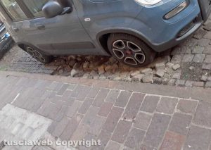 Viterbo - Sampietrini in via della Cava
