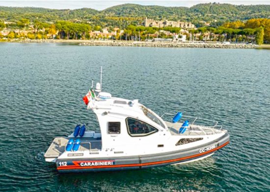 Bolsena - Nuovo battello dei carabinieri