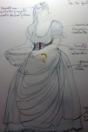 Nuovo costume per la Compagnia delle lavandaie della Tuscia
