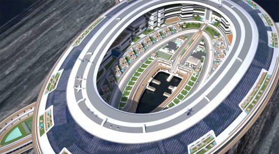 Pangeos, la città galleggiante ideata da Pierpaolo Lazzarini