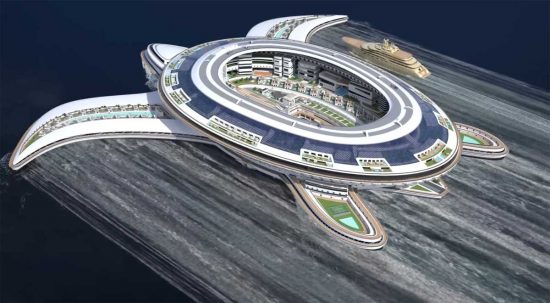 Pangeos, la città galleggiante ideata da Pierpaolo Lazzarini