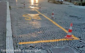 Viterbo - Via Filippo Ascenzi - La segnaletica 