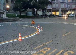 Viterbo - Via Filippo Ascenzi - La segnaletica 