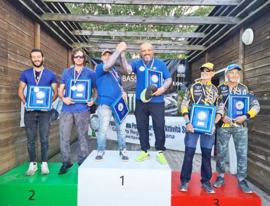 I viterbesi Andrea Damiani e Gianni Morucci conquistano il titolo italiano di pesca ai predatori da natante