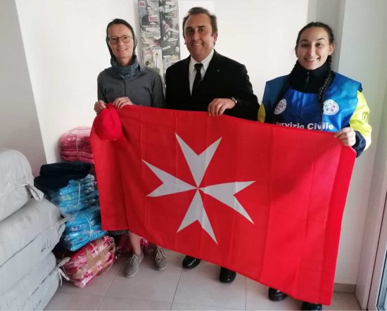 Viterbo - La delegazione di Viterbo-Rieti dell'Ordine di Malta invia indumenti ai profughi ucraini