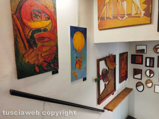 Viterbo - Le opere di André Castinel al bistrot del Teatro San Leonardo