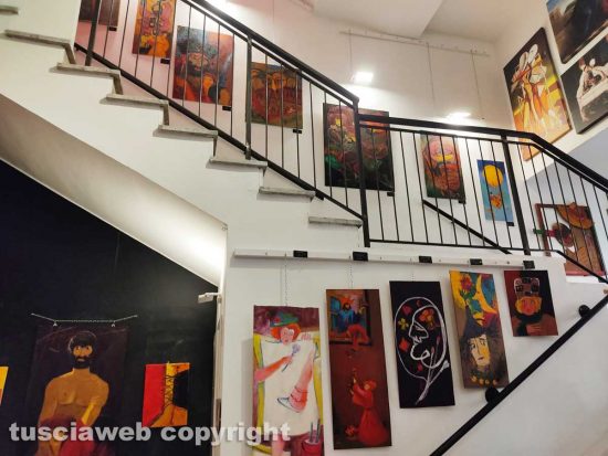 Viterbo - Le opere di André Castinel al bistrot del Teatro San Leonardo