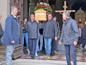 Viterbo - Funerali Raffaele Caiazza