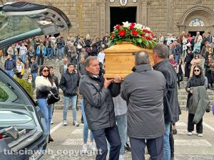 Viterbo - Funerali Raffaele Caiazza