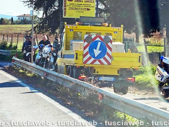 Viterbo - L'incidente sulla Cassia Nord