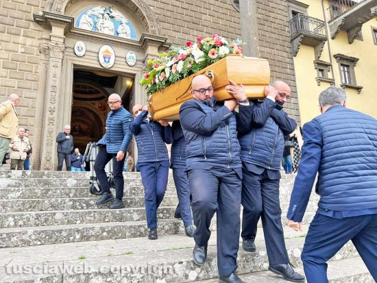 Viterbo - I funerali di Mario Croce