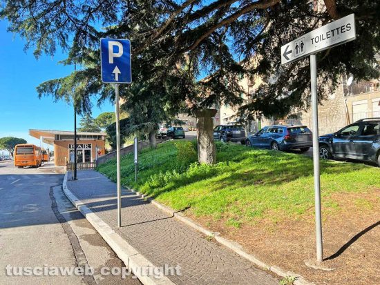 Viterbo - Il cartello dell'apartheid