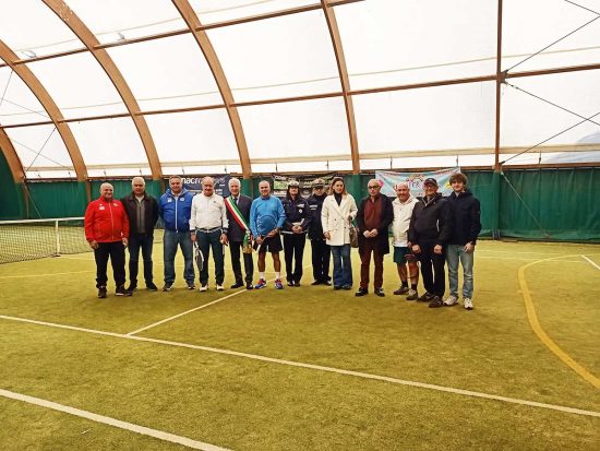 Vetralla - Campionato di tennis "Città di Vetralla", cerimonia di inaugurazione al campo polivalente