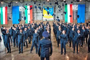 Viterbo - Aeronautica - La cerimonia dei nuovi marescialli del corso Deimos II