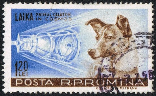 Laika - Un francobollo commemorativo