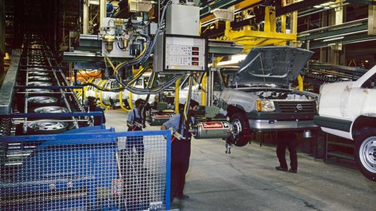 Opel corsa, catena di montaggio
