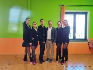 Sport - Il consigliere Federico Tonnicchi con la Tuscia dance academy di Viterbo