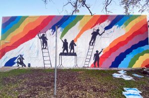 Viterbo - I murales all'oratorio delle Farine