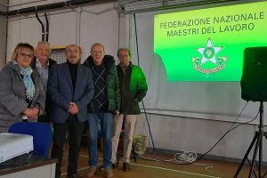 Viterbo - L'incontro tra i maestri del lavoro del Consolato provinciale e gli studenti dell'Orioli