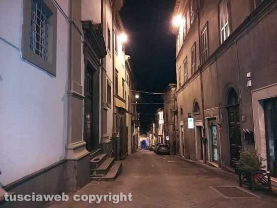 Montefiascone - Corso Cavour senza le luminarie natalizie