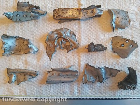 Arlena di Castro - Alcuni resti del caccia tedesco Me-109