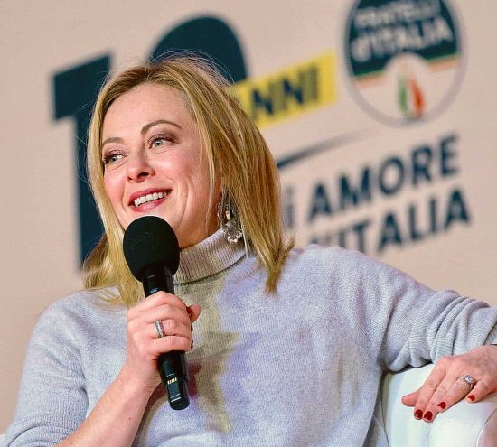 Roma - Giorgia Meloni ai 10 anni di FdI