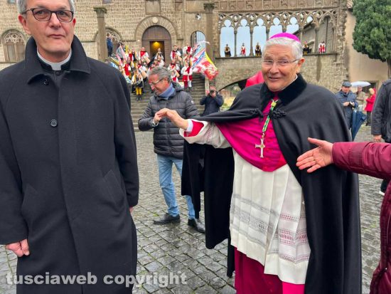 L'arrivo del nuovo vescovo Orazio Francesco Piazza in cattedrale