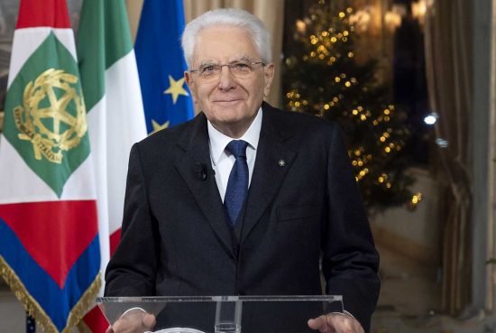 Il presidente della repubblica Sergio Mattarella