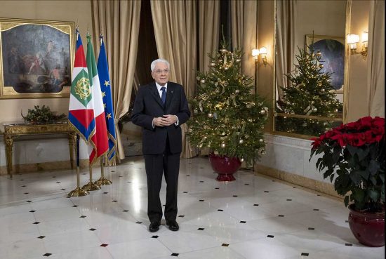 Il presidente della repubblica Sergio Mattarella