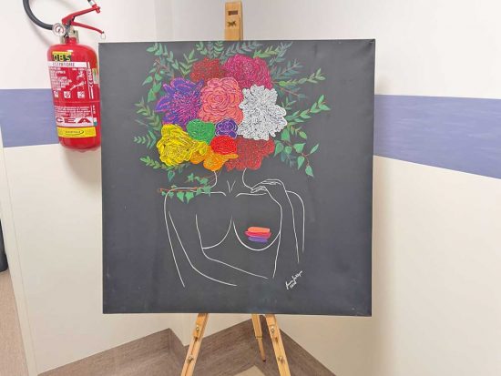 Le opere degli studenti dell'Orioli esposte all'ospedale di Montefiascone