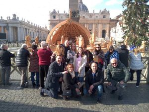 Il Comitato festeggiamenti Santa Corona di Canepina in udienza da papa Francesco
