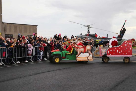 Viterbo - Decima edizione della manifestazione "Babbo Natale con le ali