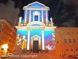 Civitavecchia - La Cattedrale illuminata
