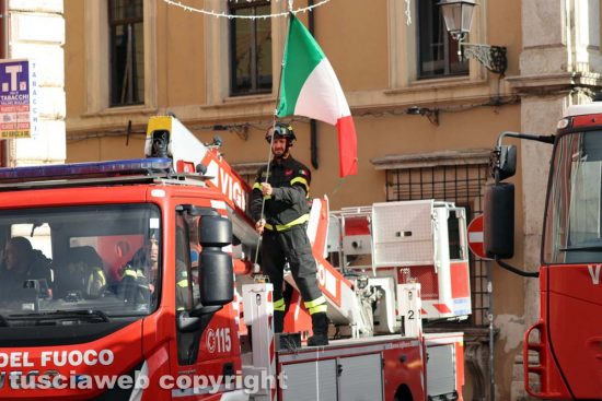 Civita Castellana - I vigili del fuoco festeggiano santa Barbara