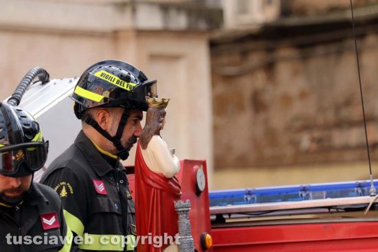 Civita Castellana - I vigili del fuoco festeggiano santa Barbara