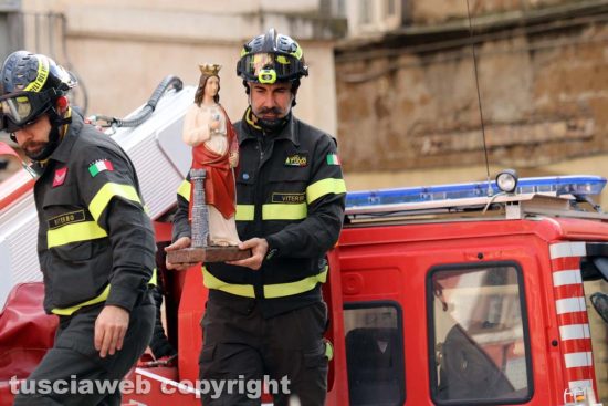Civita Castellana - I vigili del fuoco festeggiano santa Barbara