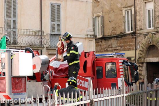 Civita Castellana - I vigili del fuoco festeggiano santa Barbara