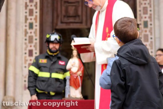 Civita Castellana - I vigili del fuoco festeggiano santa Barbara