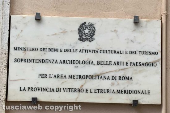 La sede della Soprintendenza a Roma