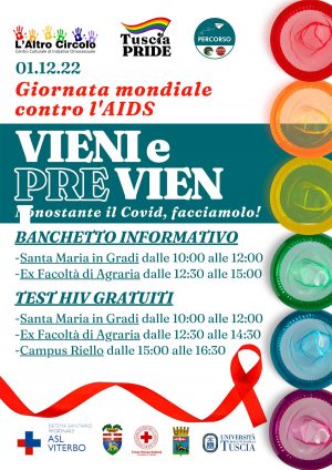 Giornata mondiale lotta all'Aids - La locandina
