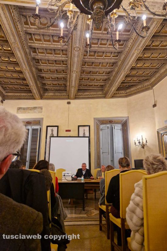 La presentazione del libro all'università della Tuscia