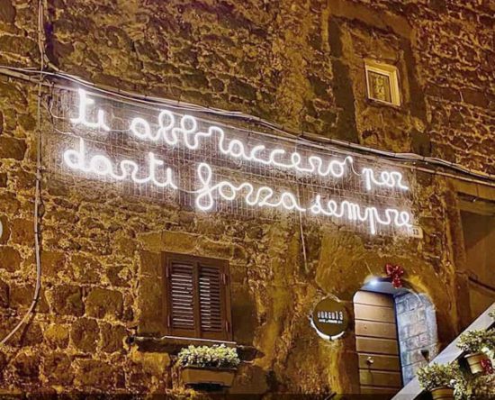 Ronciglione - Le luminarie delle canzoni di Marco Mengoni