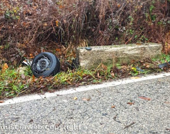 Bagnaia - Incidente su strada Romana