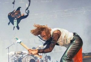 Las Vegas - I Maneskin rompono gli strumenti sul palco